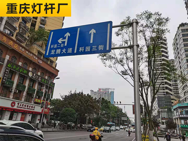 重庆龙腾大道标志杆案列